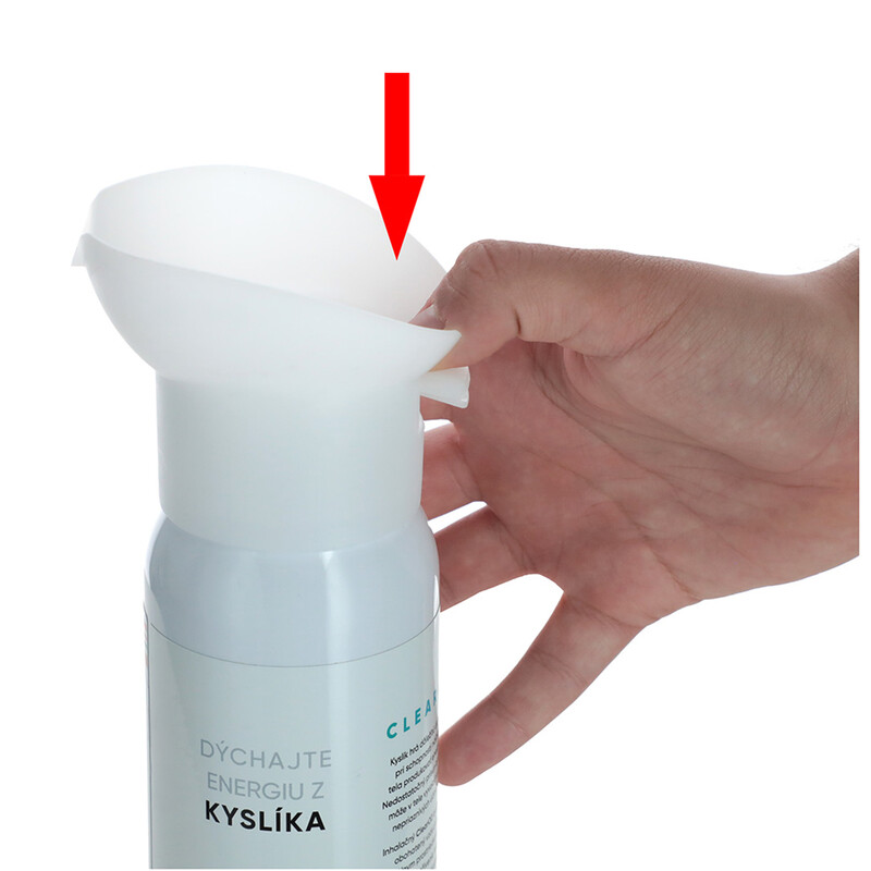 Oxigén palack ClearO2 Oxygen, szájcsővel, 15L