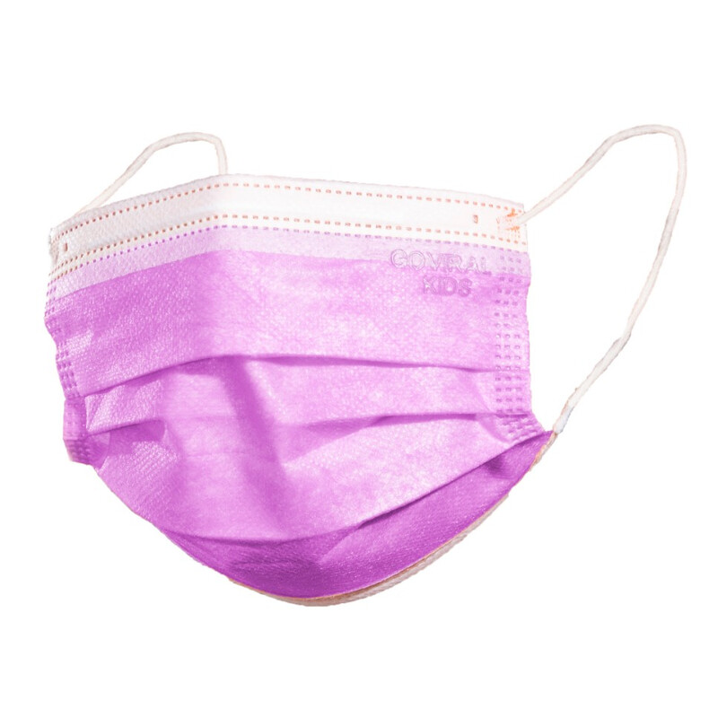 Színes, gumis sebészeti arcmaszk 10db - gyermek méret