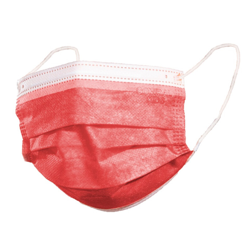 Színes, gumis sebészeti arcmaszk 10db - gyermek méret