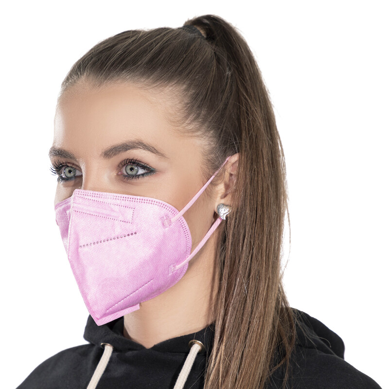 FFP2 szájmaszk, rózsaszín
