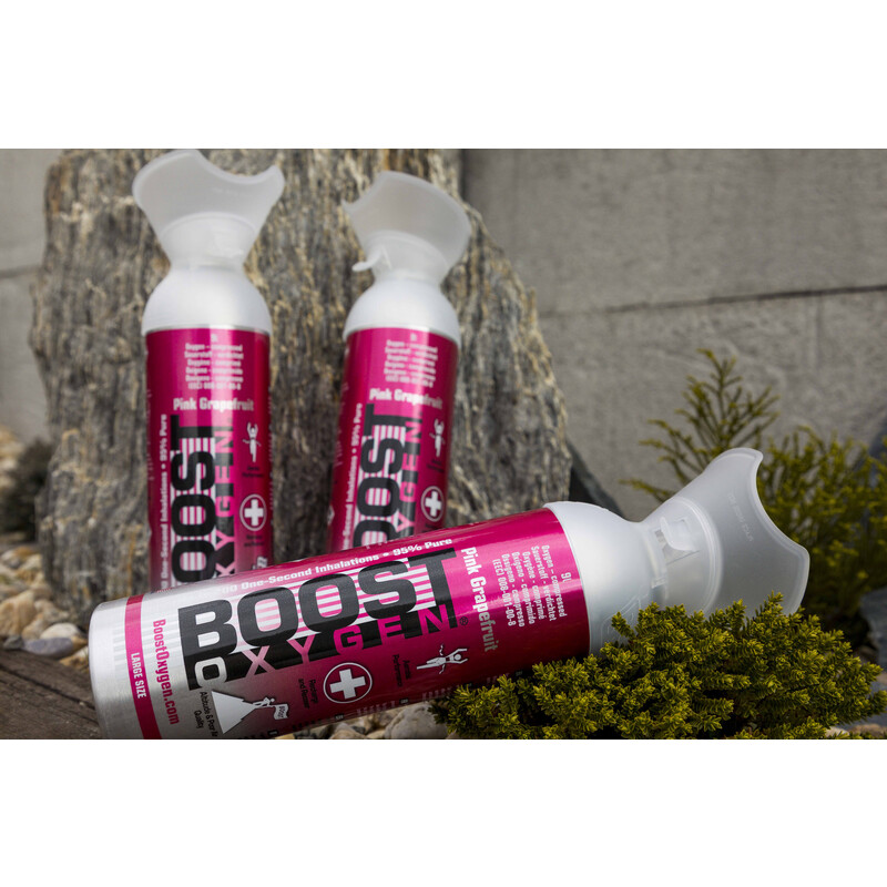Boost Oxygen Pink Grapefruit oxigén palack szájcsővel, 9l