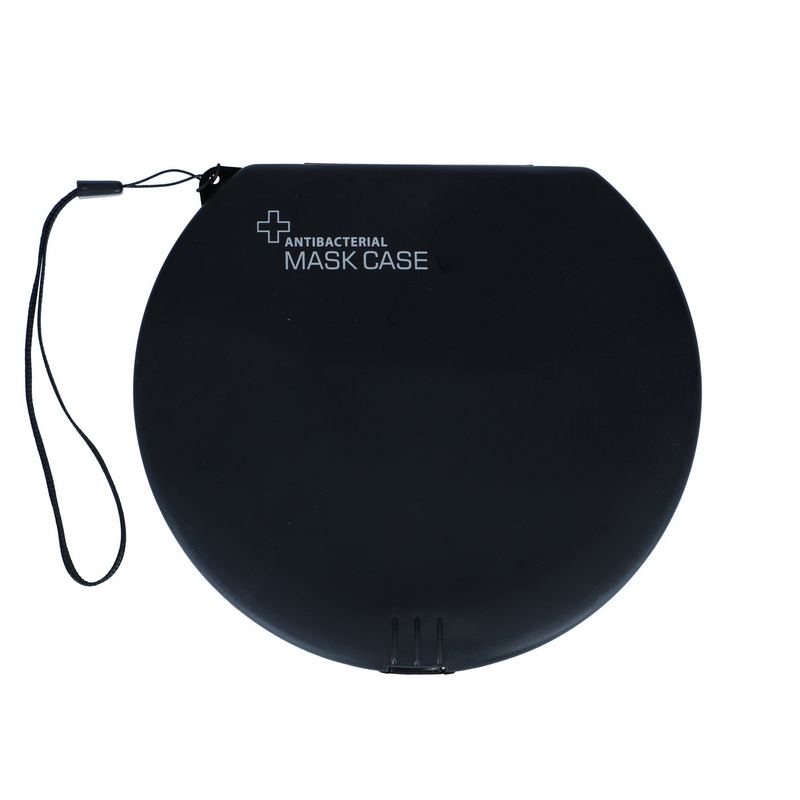 Szájmaszk tartó tok, fekete