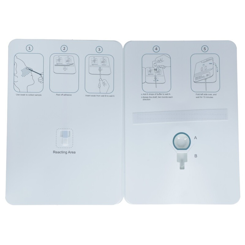 Nem invazív COVID-19 antigén gyorsteszt 99 % - os sikeraránnyal, 25 db