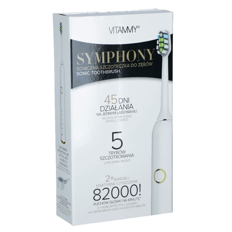 VITAMMY SYMPHONY White Szónikus fogkefe