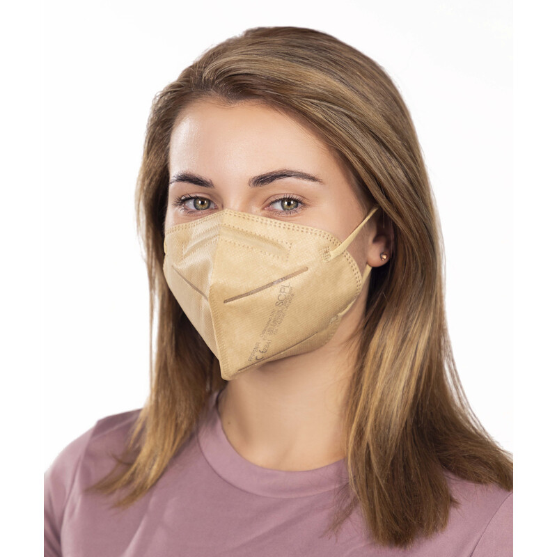 FFP2 szájmaszk, bézs