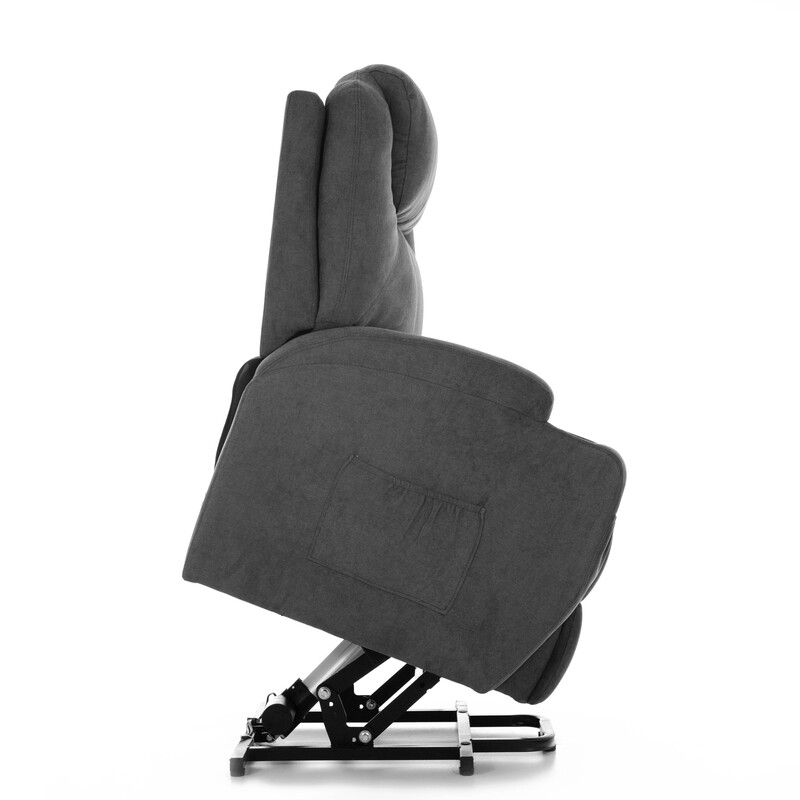 Állítható masszázsfotel billenő funkcióval, szövet-antracit