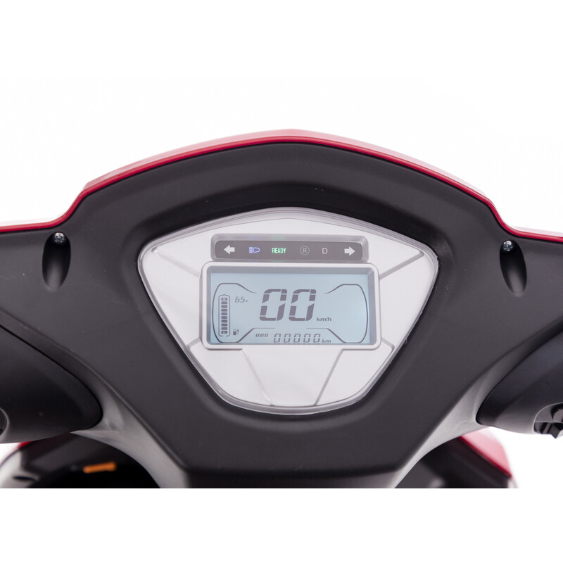 CHAMPION elektromos háromkerekű scooter -  1000 W-os motor, bordó