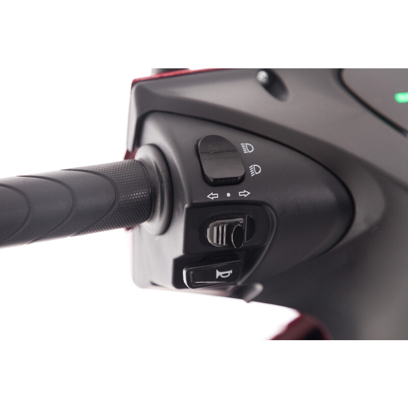 CHAMPION elektromos háromkerekű scooter - 1000 W-os motor, bordó