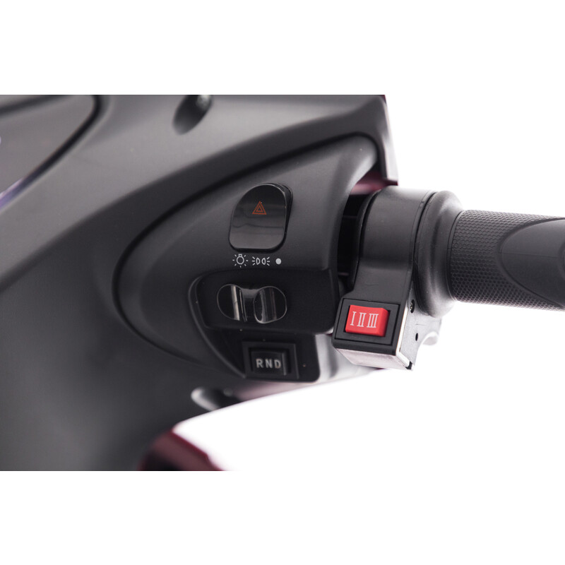 CHAMPION elektromos háromkerekű scooter - 1000 W-os motor, bordó