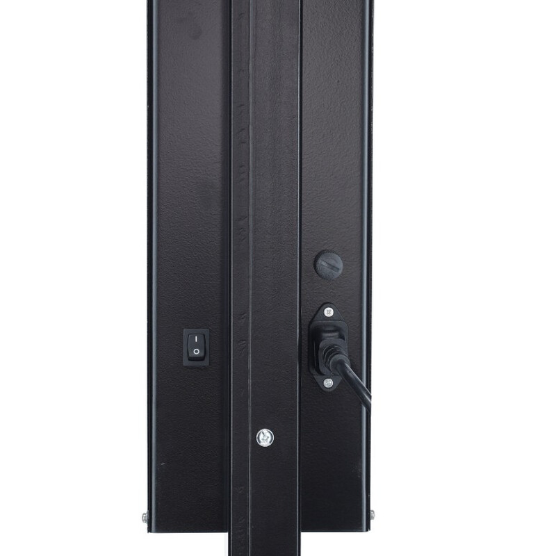 UNIZDRAV zárt germicid lámpa, gördíthető változat - fekete szín