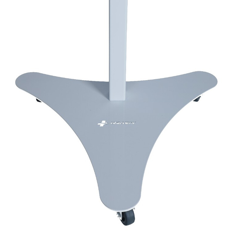 UNIZDRAV zárt germicidlámpa kijelzővel, gördíthető - fehér változat