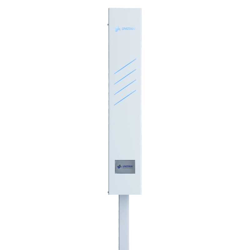 UNIZDRAV zárt germicidlámpa kijelzővel, gördíthető - fehér változat