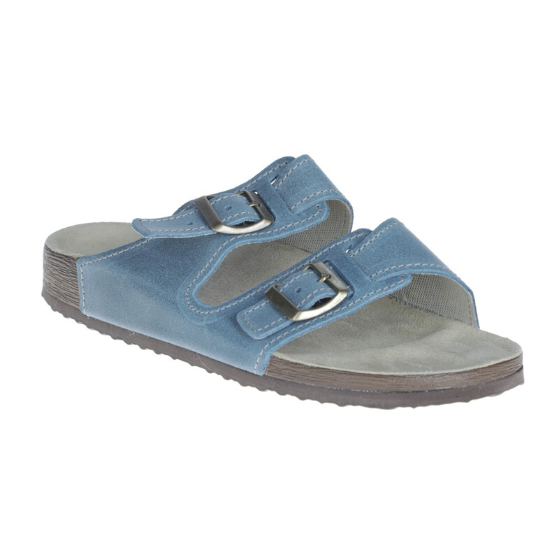 Ortopéd egészségügyi papucs- 16-os típusú, farmerkék