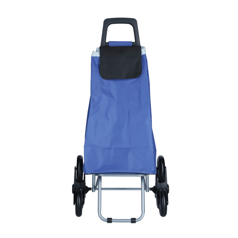 Bevásárló táska kerekekkel, kék