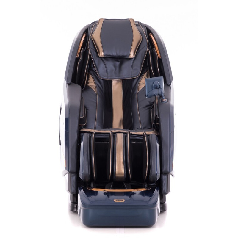 LUX 4D MASSAGER elektromos masszázsfotel, kék-arany