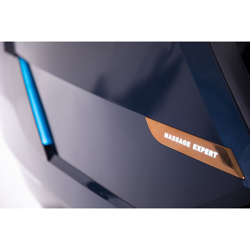 LUX 4D MASSAGER elektromos masszázsfotel, kék-arany