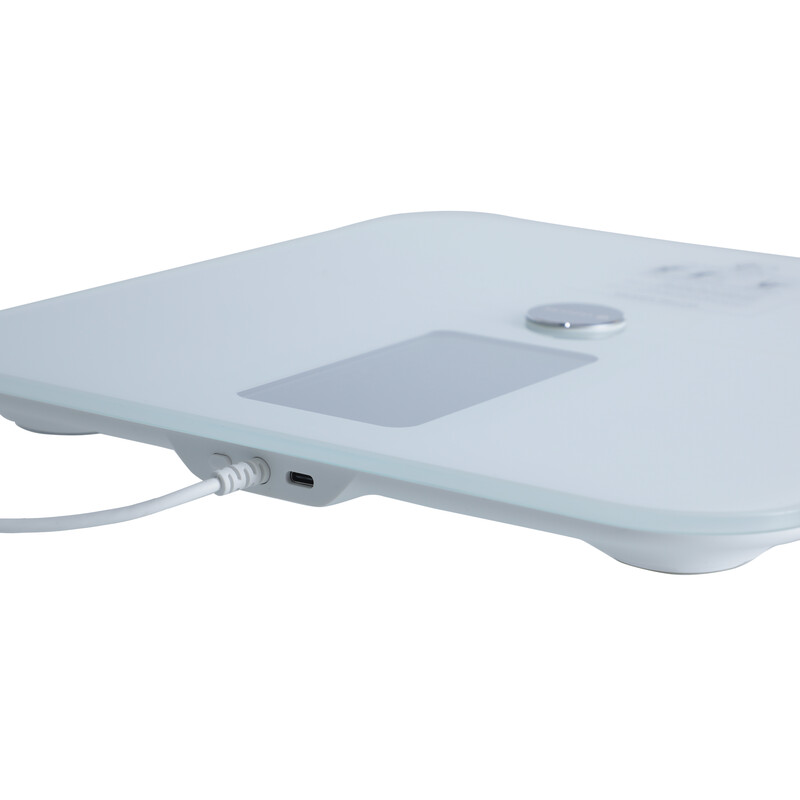 Professzionális SMART mérleg testelemző funkcióval + mobil alkalmazás, Bluetooth és LED kijelző