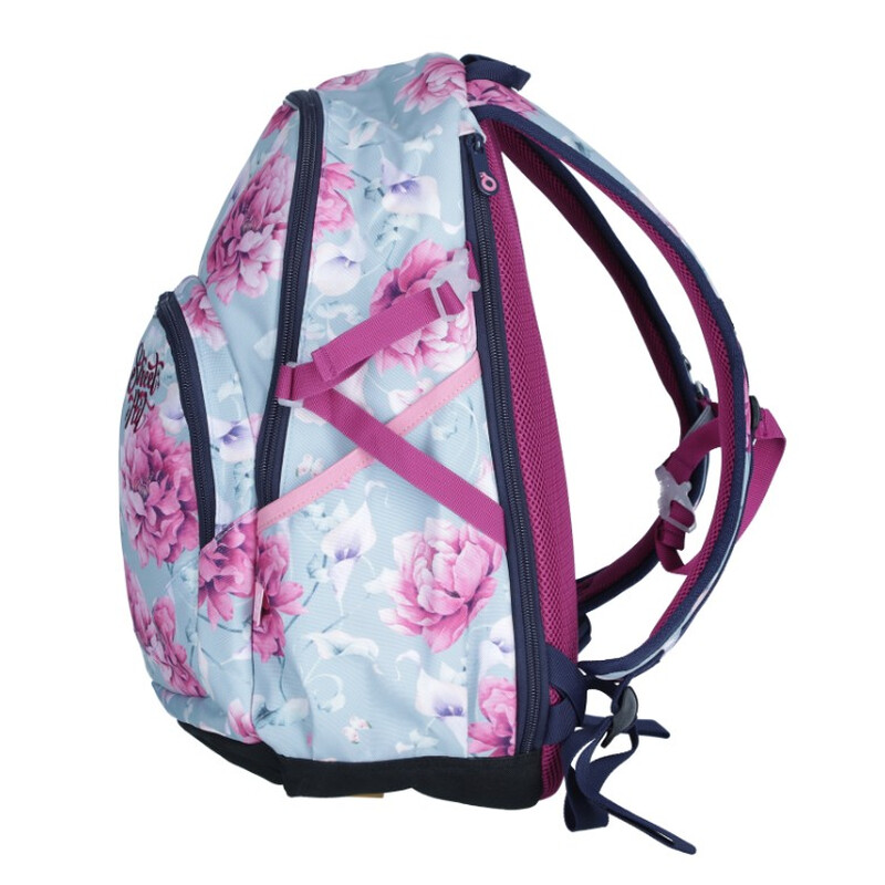 Iskolatáska YOKO virágos