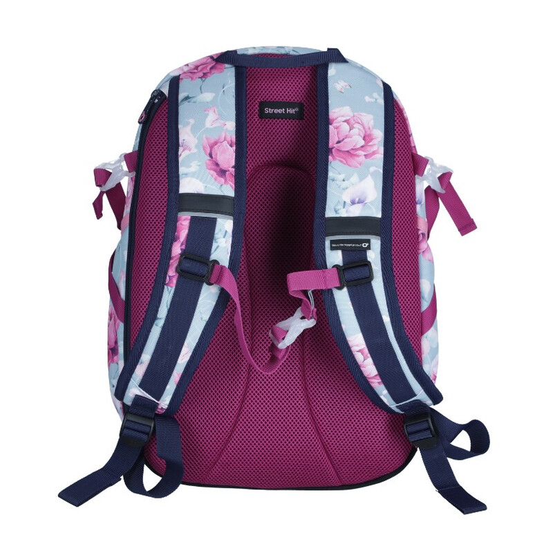 Iskolatáska YOKO virágos