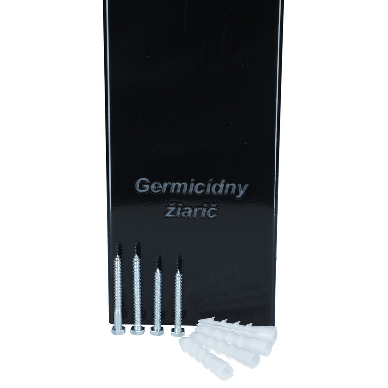 UNIZDRAV zárt germicid lámpa - fekete változat