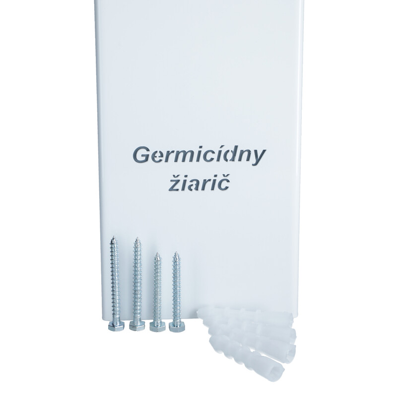 Zárt, falra szerelhető Germicid lámpa UNIZDRAV - fehér változat