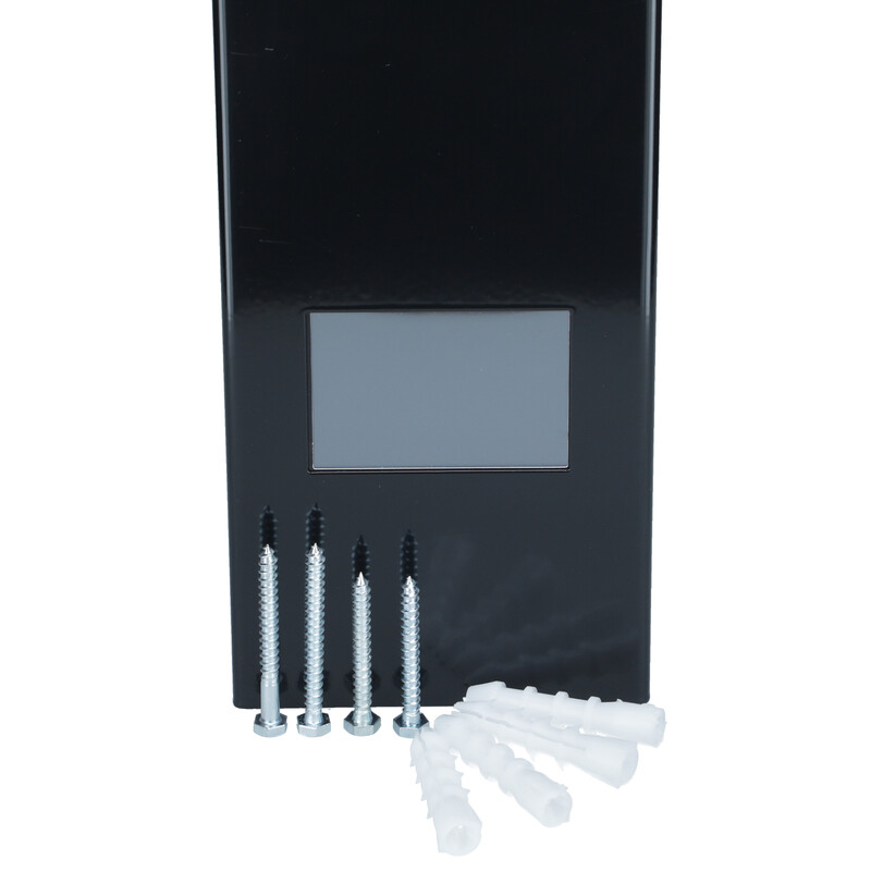 UNIZDRAV zárt falra szerelhető kijelzős germicid lámpa - fekete