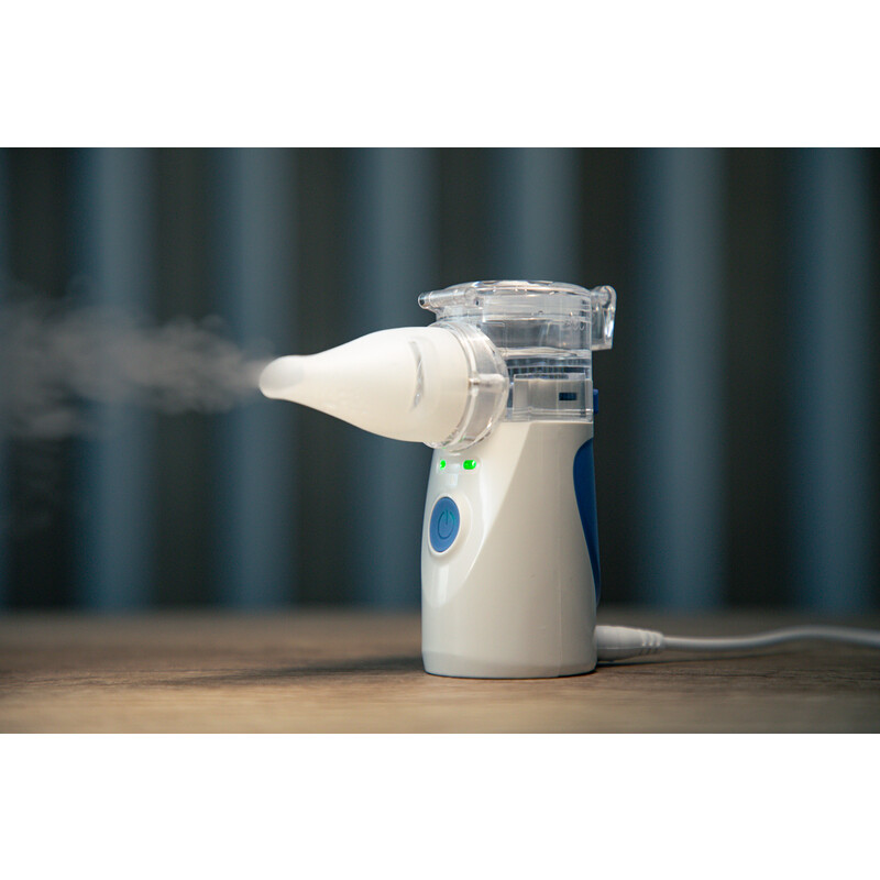 Hordozható inhalátor porlasztó funkcióval