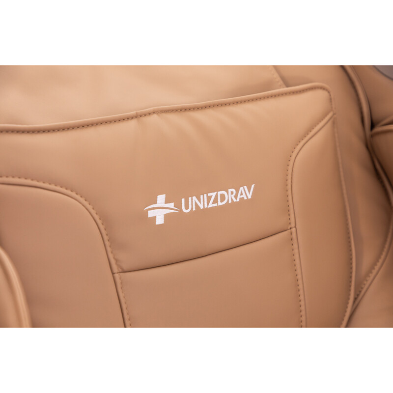 RelaxPro 3D MASSAGER elektromos masszázsfotel, fehér-barna