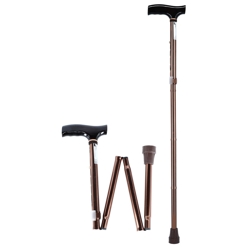 Összecsukható járóbot - bronz