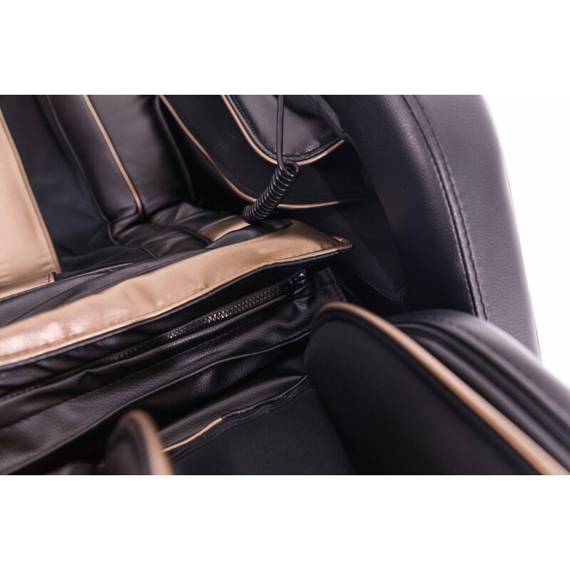 LUX 4D MASSAGER elektromos masszázsfotel, fekete-arany