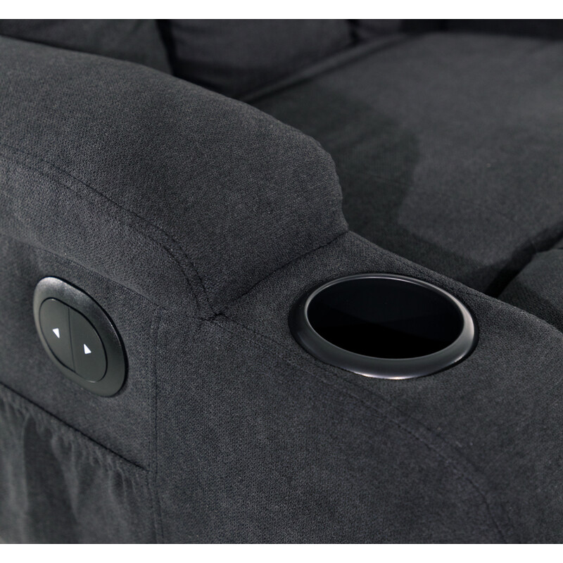 Relaxációs állítható fotel, bézs szövet