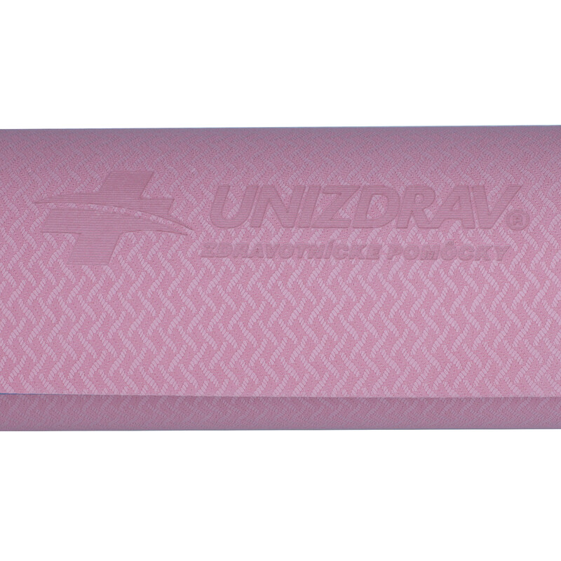 UNIZDRAV edzőszőnyeg 66 x 182 cm, rózsaszín