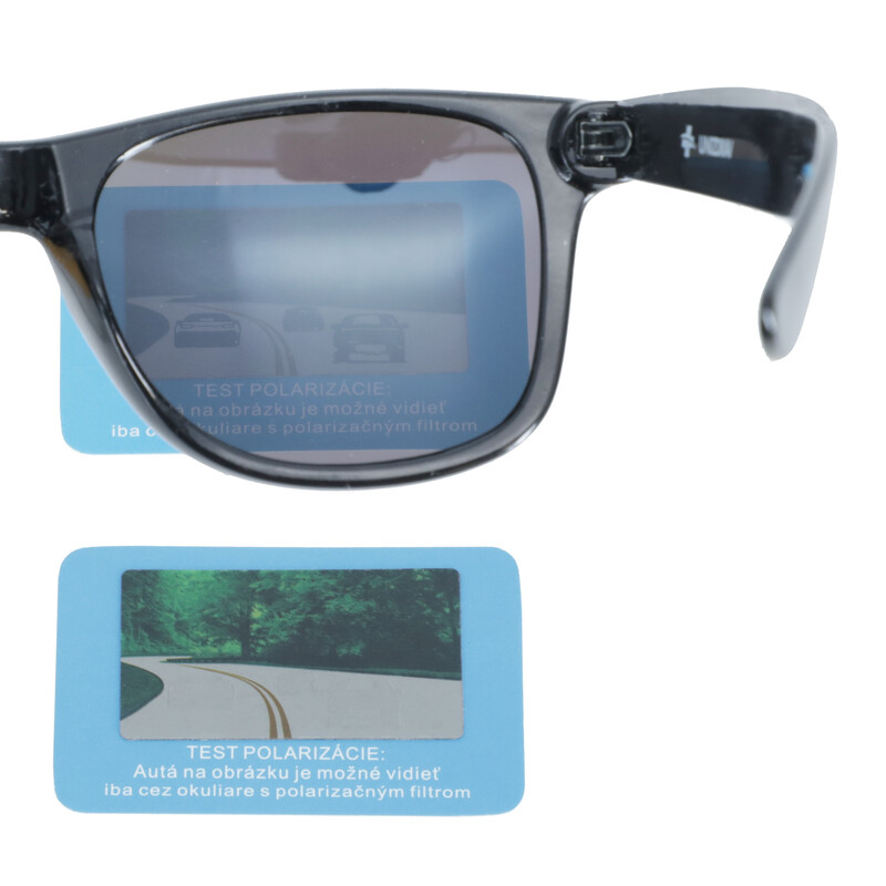 UNIZDRAV polarizált szemüveg - kék + tok, szövet tok és tesztkészlet