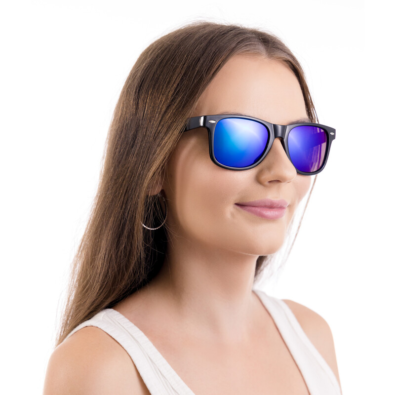 UNIZDRAV polarizált szemüveg - kék + tok, szövet tok és tesztkészlet