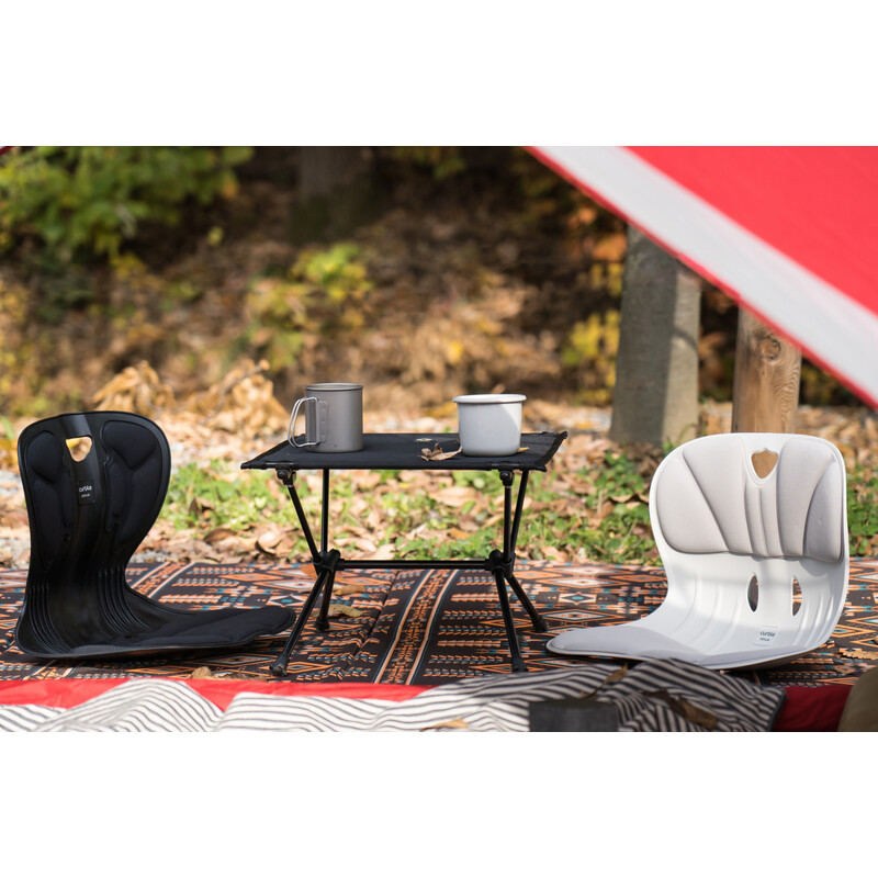 Curble Chair Wider ergonomikus ülőke háttámlával a helyes testtartás érdekében, szürke