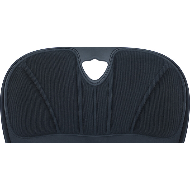 Curble Chair Wider ergonomikus ülőke háttámlával a helyes testtartás érdekében, fekete
