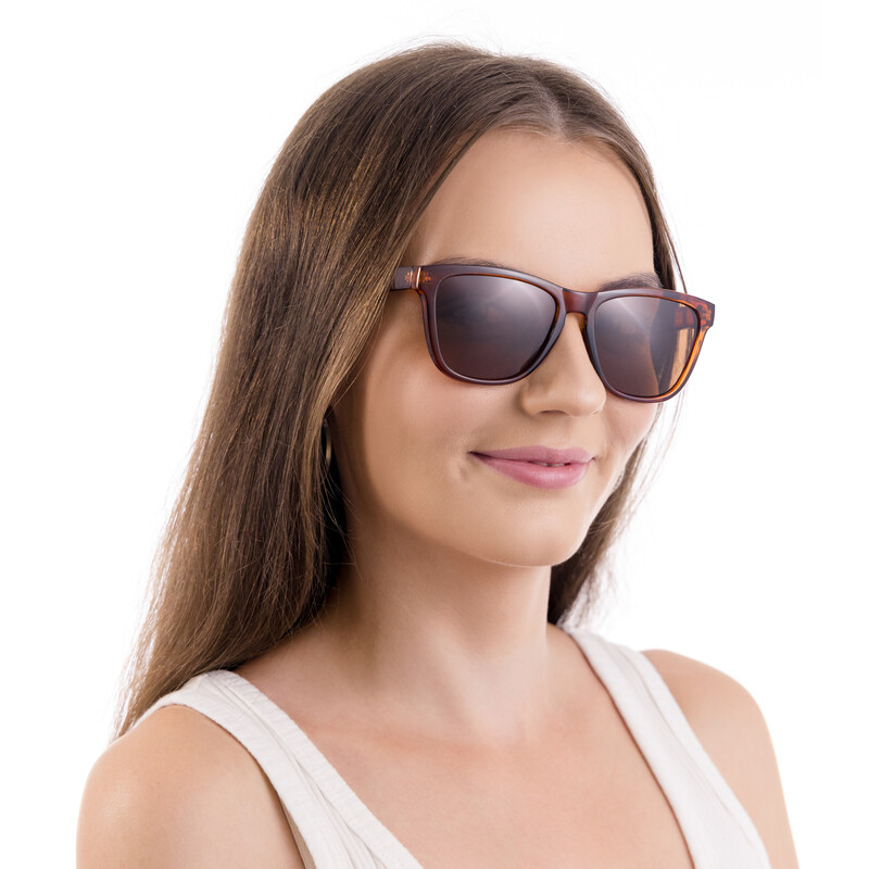 UNIZDRAV polarizált szemüveg - barna + tok, szövet tok és tesztkészlet