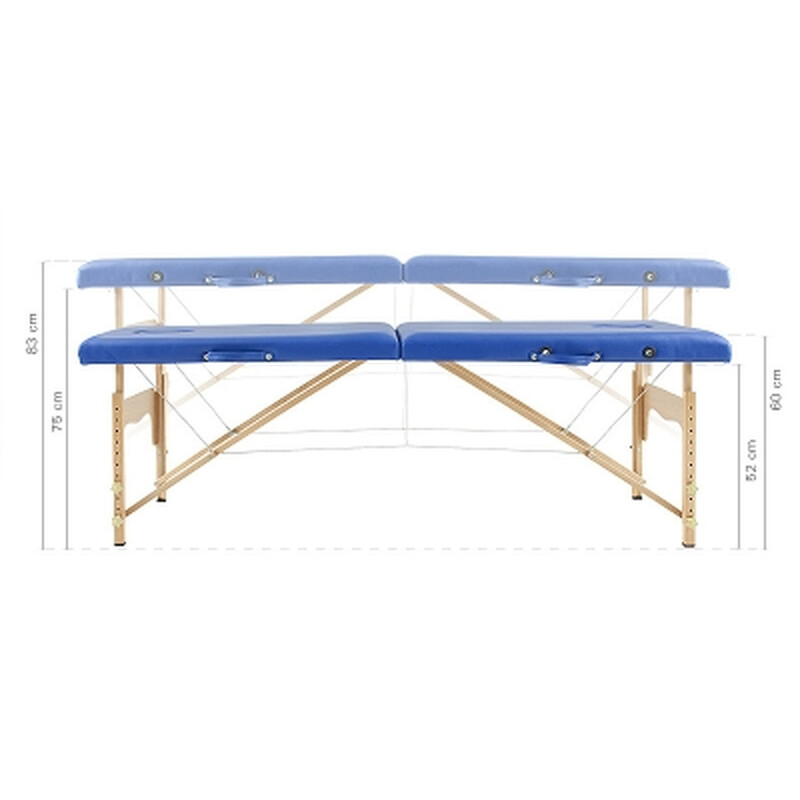 Fa masszázságy, lila