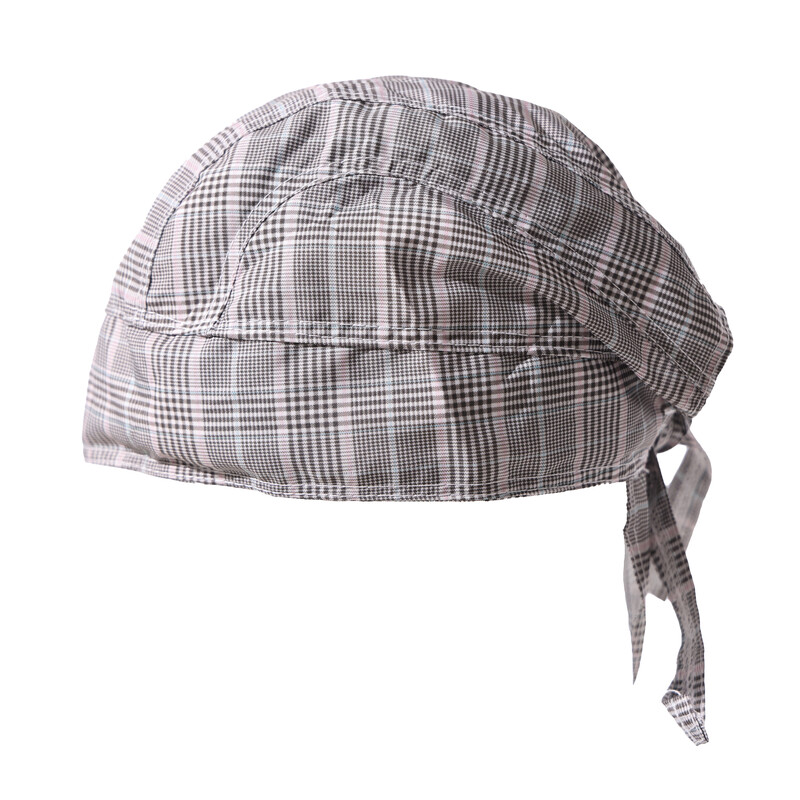 Hűsítő fejkendő, szürke-kockás