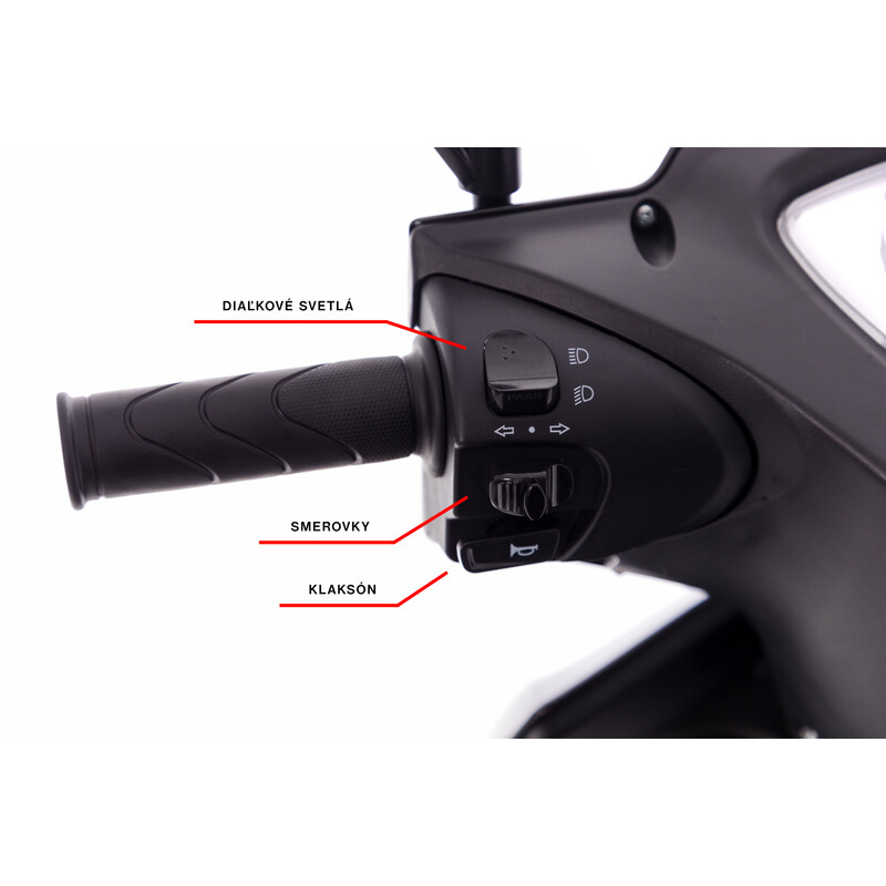 CHAMPION elektromos háromkerekű scooter -  1000W-os motor, fekete