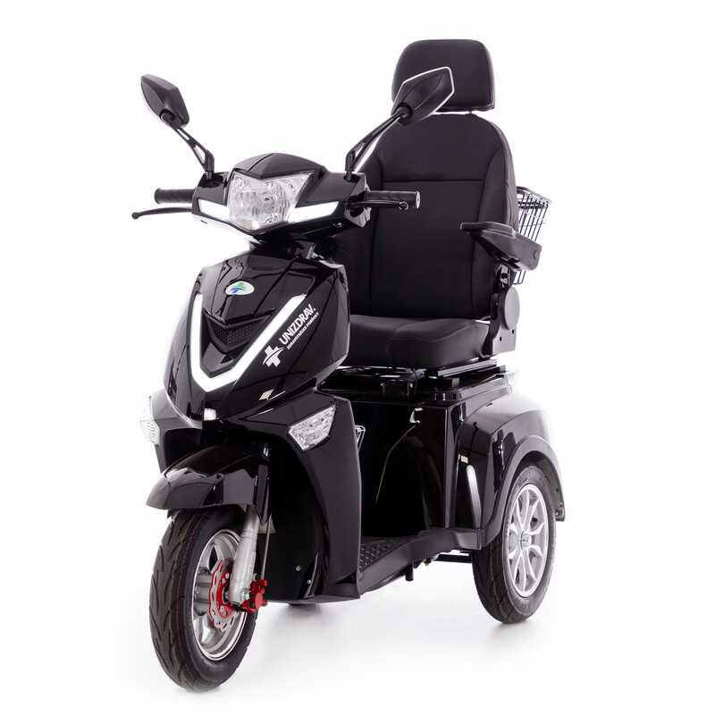 CHAMPION elektromos háromkerekű scooter -  1000W-os motor, fekete