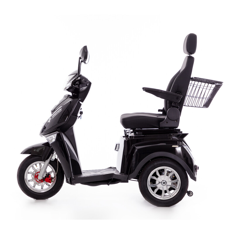 CHAMPION elektromos háromkerekű scooter -  1000W-os motor, fekete