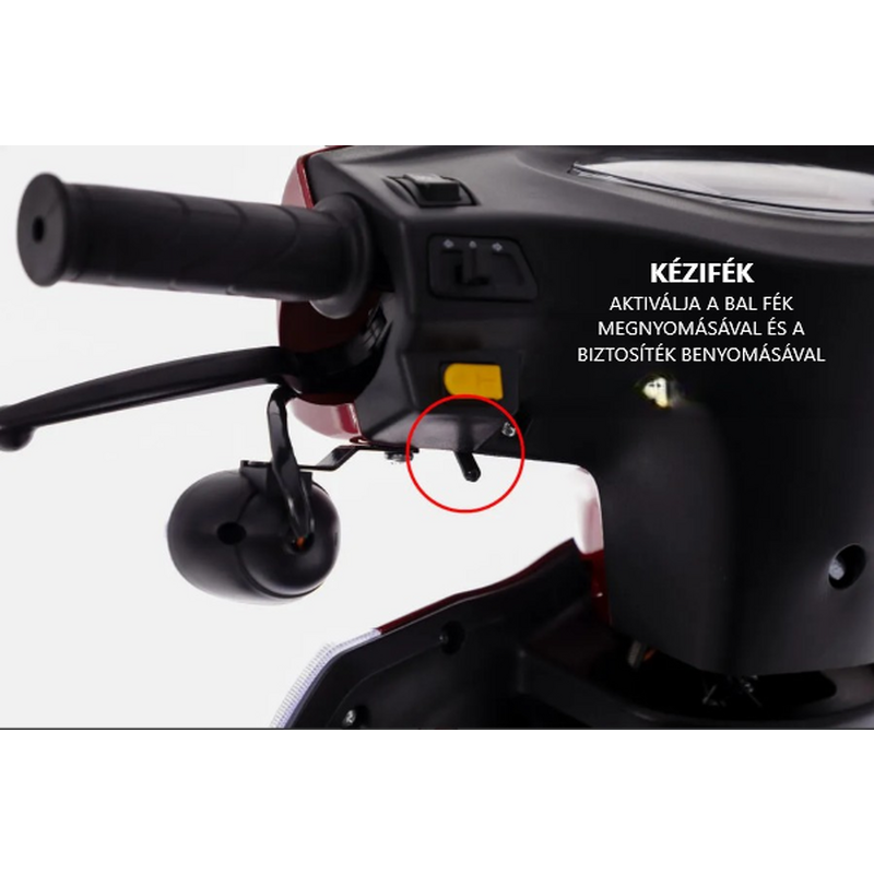 CHAMPION DUO elektromos háromkerekű kétszemélyes scooter időseknek – 1000W-os motor