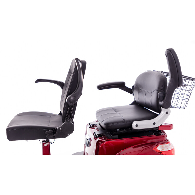 CHAMPION DUO elektromos háromkerekű kétszemélyes scooter időseknek és mozgáskorlátozottaknak -  1000W-os motor