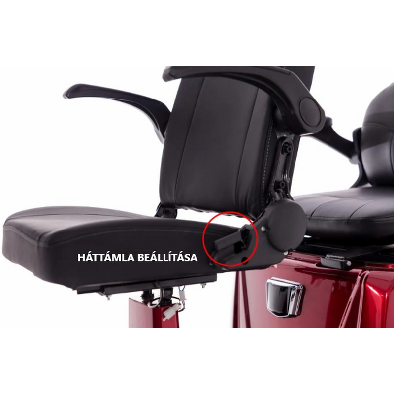 CHAMPION DUO elektromos háromkerekű kétszemélyes scooter időseknek – 1000W-os motor