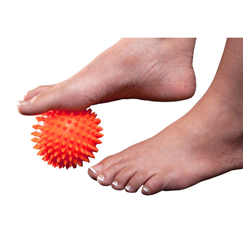 Masszírozó tüskés labda, kék 6 cm