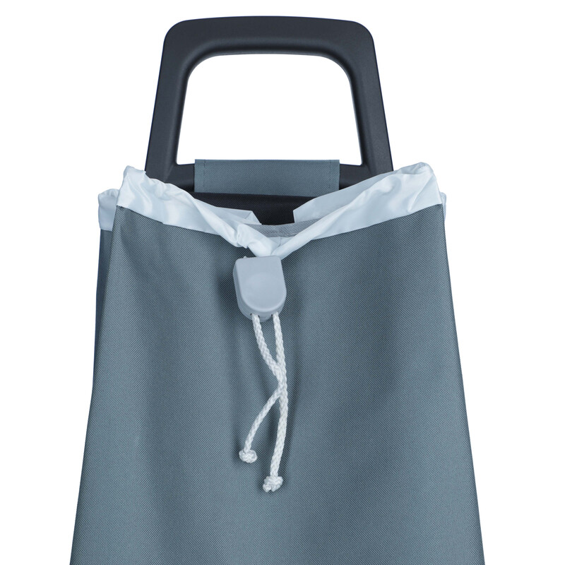 Bevásárló táska kerekekkel, szürke