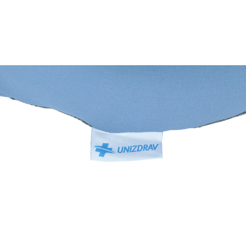 Ergonomikus utazó nyakpárna - memóriahabból, kék