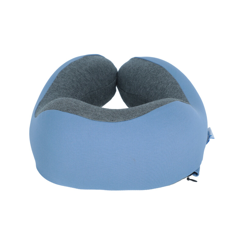 Ergonomikus utazó nyakpárna - memóriahabból, kék