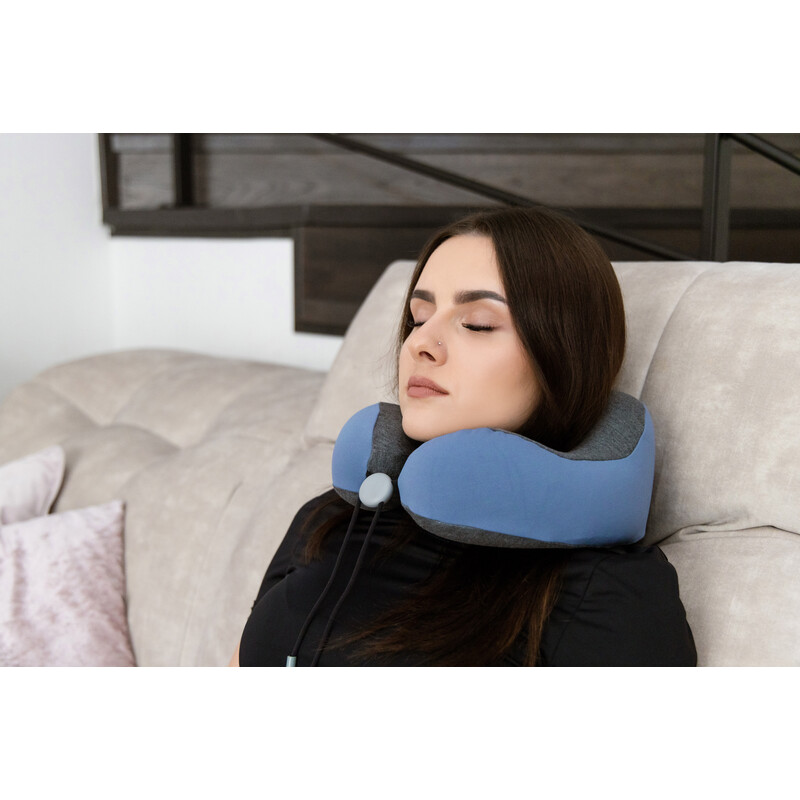 Ergonomikus utazó nyakpárna  - memóriahabból